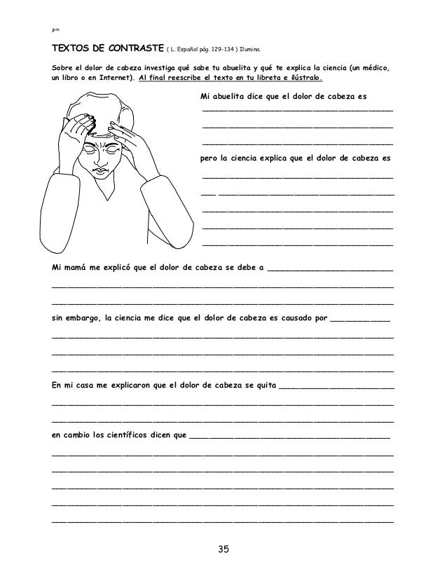 Españolto ejercicios para alumnos deto grado para 