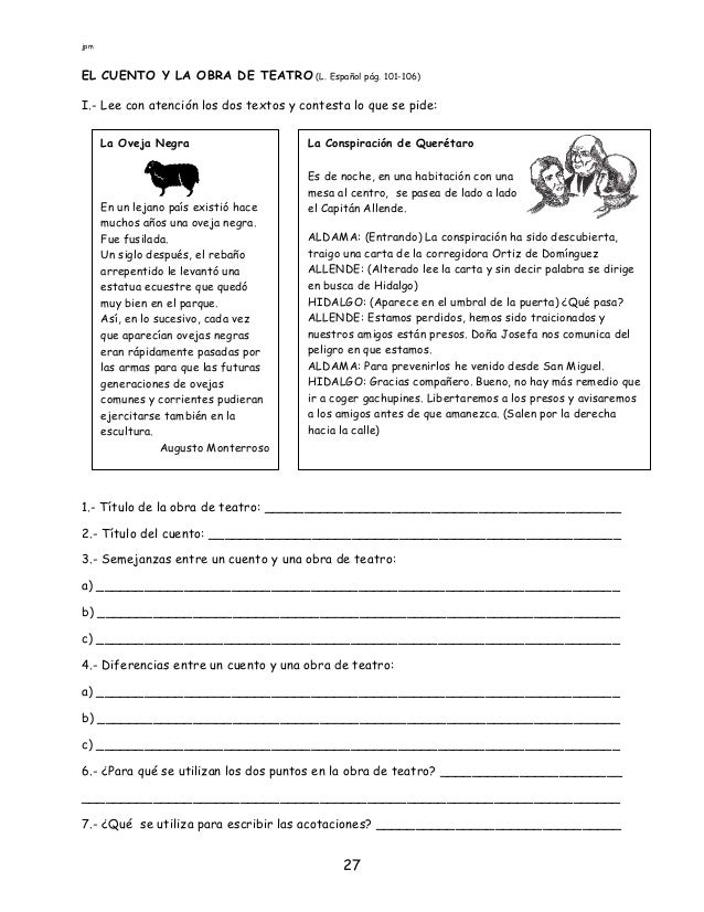 Resultado de imagen para ejercicios de clases de cuentos