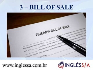 3 – BILL OF SALE
www.inglessa.com.br
 