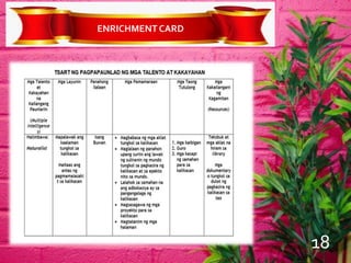 ENRICHMENTCARD
18
 