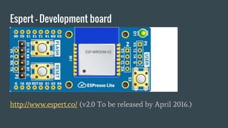 Espert - Development board
http://www.espert.co/ (v2.0 To be released by April 2016.)
 
