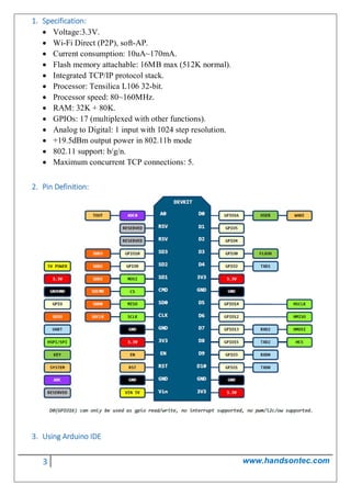 Esp8266 v12 | PDF