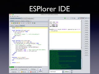 ESPlorer IDE
 