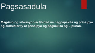 Edukasyon sa Pagkakatao-9Lipunang Politikal | PPTX
