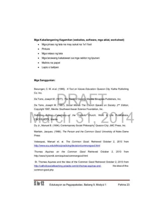   Esp 9 learning module