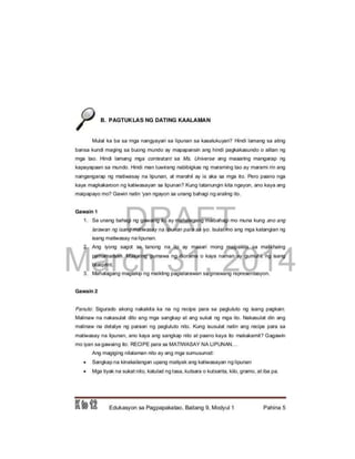   Esp 9 learning module