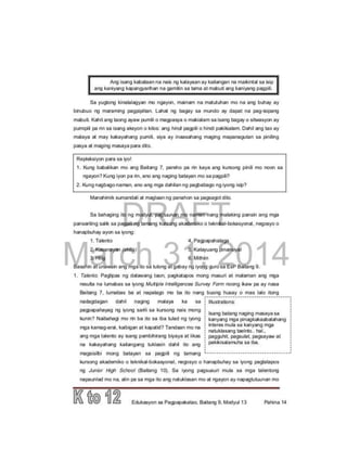   Esp 9 learning module