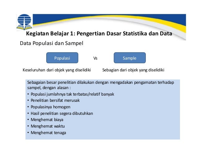 ESPA 4123 - Statistika Ekonomi Modul 1: Konsep Dasar 