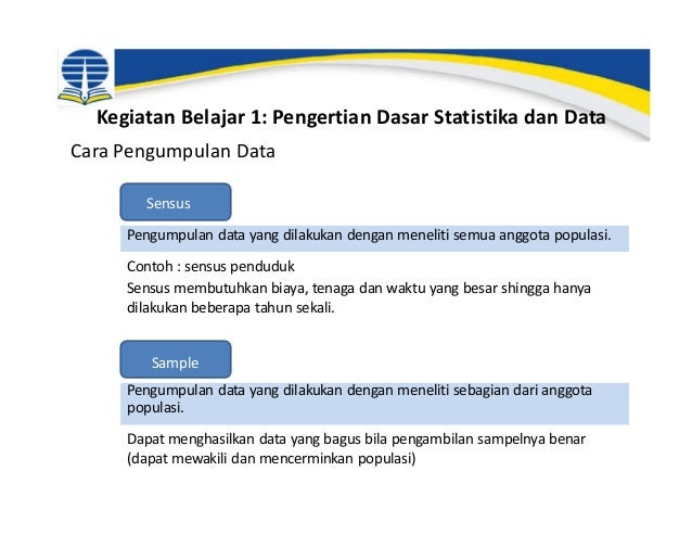 ESPA 4123 - Statistika Ekonomi Modul 1: Konsep Dasar 
