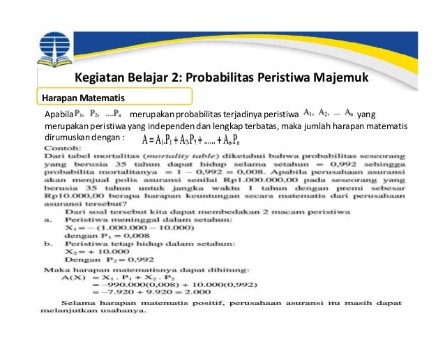 ESPA 4123 - Statistika Ekonomi Modul 4 : Konsep 