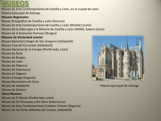 Monumentos Espinosa de los CaballerosAldealengua de Pedraza  Crismón de AlpansequePecharromán  (Foto primera) Aldehuelas de SepúlvedaArlanzón  (Foto segunda) Nafría la LlanaHoyuelos de la Sierra  Asunción de Perazancas(Foto tercera)Santa María la Real de Nieva  San Bartolomé de Pinares(Foto cuarta)Valdenebro  CantiverosSequera del Fresno  Parque del Mudéjar de OlmedoMuro de Ágreda 