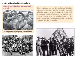 La internacionalización del conflicto
 