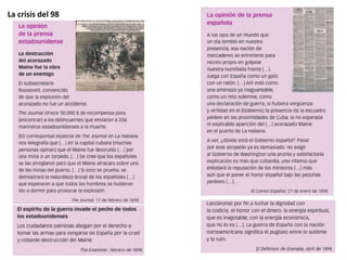 La crisis del 98
 
