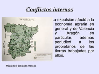 Gobierno de validos Felipe IV  (1621-1665) Tuvo dos validos: Gaspar de Guzmán, Conde-Duque de Olivares.  Fue el valido más inteligente y ambicioso. Intentó llevar a cabo una política de reformas importantes y necesarias para España, como la  “Unión de Armas”,  un  ejército de 140.000 hombres, que debían pagar todos los Reinos y aportar hombres. En 1640 se produjo una gran crisis política: la  secesión de Cataluña y Portugal , lo que provocó su caída en 1643.  Don Gaspar de Guzmán, Conde-Duque de Olivares 