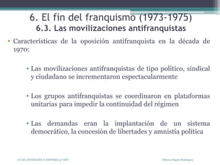 España durante el franquismo (1939 1975)