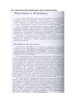 III. A ORGANIZACIÓN TERRITORIAL DO ESTADO ESPAÑOL.

 