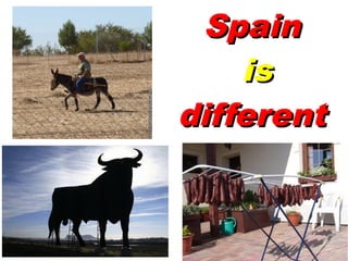 Spain
    is
different
 