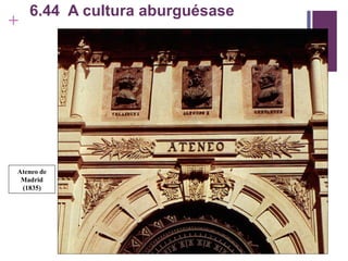 6.44  A cultura aburguésase Ateneo de Madrid (1835) 