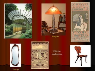 Espejo Lámpara Edición modernista 