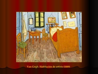 Van Gogh. Habitación de artista (1889) 