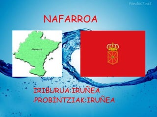 NAFARROA

IRIBURUA:IRUÑEA
•PROBINTZIAK:IRUÑEA

 
