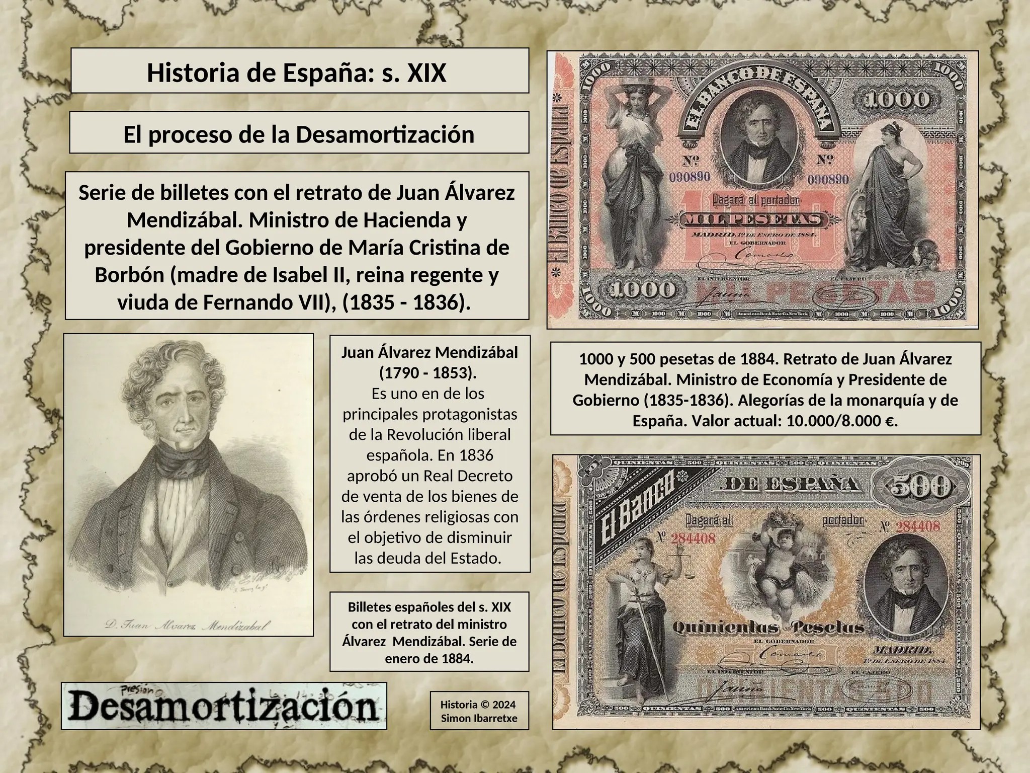 Historia De Espa a S XIX Las Desamortizaciones Billetes De 1884 PPT historia-de-espa-a-s-xix-las-desamortizaciones-billetes-de-1884-ppt