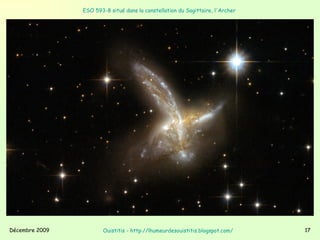 ESO 593-8 situé dans la constellation du Sagittaire, l'Archer   