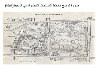 (‫المحيط)البيئة‬ ‫في‬ ‫الخضراء‬ ‫المساحات‬ ‫مخطط‬ ‫توضح‬ ‫صورة‬
 