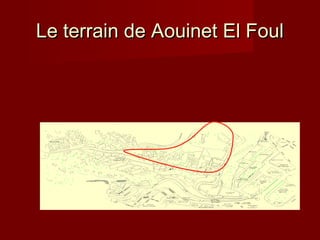 Le terrain de Aouinet El FoulLe terrain de Aouinet El Foul
 