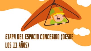 EtaPA deL EsPacIo cONceBIdo (dESde
loS 11 añOS)
 
