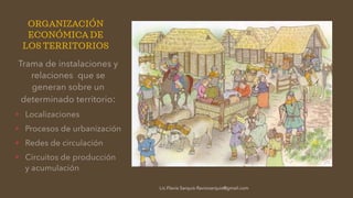 ORGANIZACIÓN
ECONÓMICA DE
LOS TERRITORIOS
▪
▪
▪
▪
Lic.Flavia Sarquís-flavivisarquis@gmail.com
 
