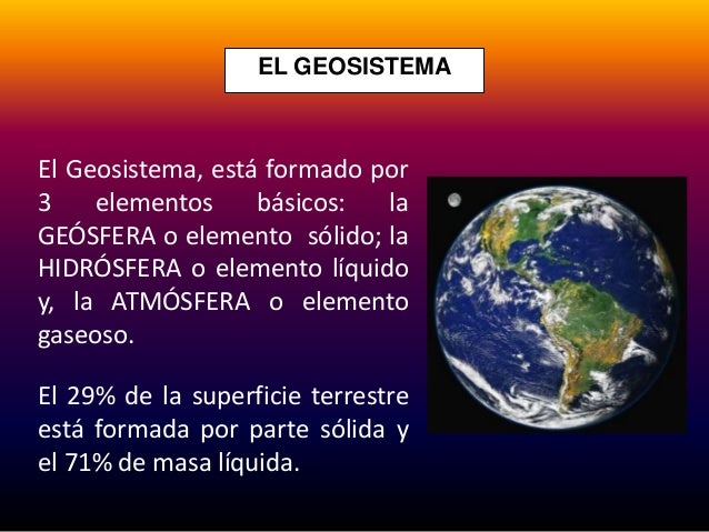 Resultado de imagen para estructura del geosistema