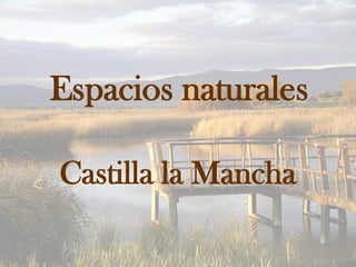 Espacios naturales

Castilla la Mancha
 