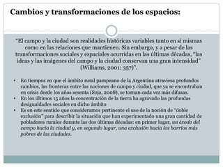Espacios urbanos y rurales | PPTX