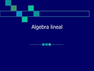 Algebra lineal 