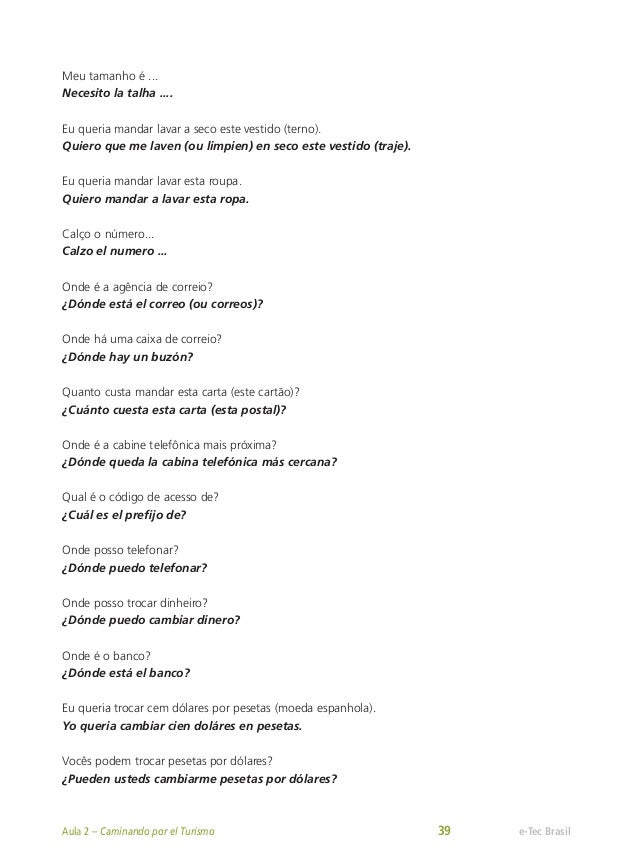 roupas de verão em espanhol