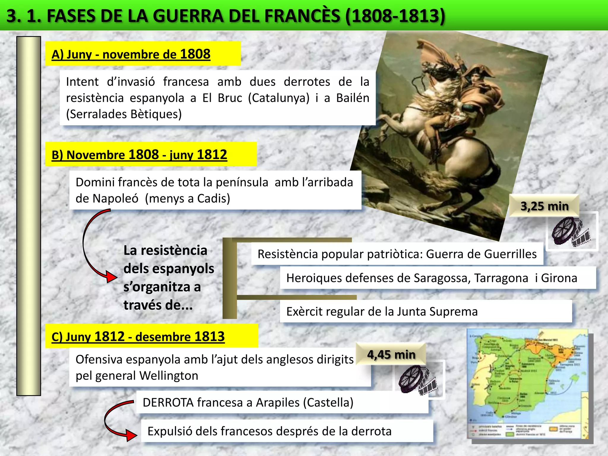 Gran derrotafranco-espanyola.Això porta a...Tractat de Fontainebleau(1807)Godoy, en aquest pacte, autoritzarà a l’exèrcit francès de Napoleó a travessar Espanya amb l’excusa d’atacar un altre enemic dels francesos, Portugal.