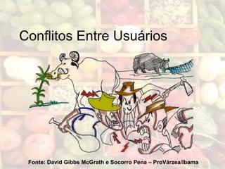 Conflitos Entre Usuários
Fonte: David Gibbs McGrath e Socorro Pena – ProVárzea/Ibama
 