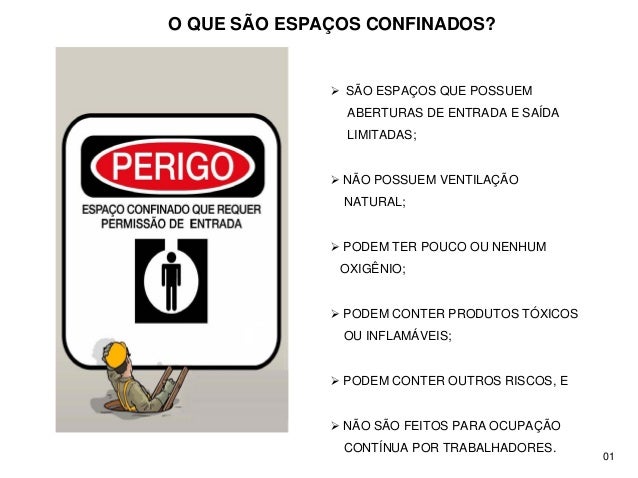 Segurança nos Trabalhos em Espaços Confinados Segurança nos Trabalhos em Espaços Confinados