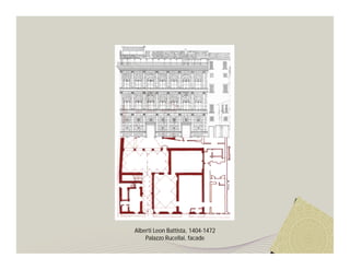 Alberti Leon Battista, 1404-1472
    Palazzo Rucellai, facade
 