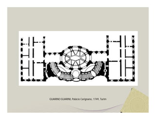GUARINO GUARINI, Palácio Carignano, 1749, Turim
 