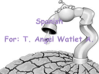 Spanish For: T. AngelWatlet A. 