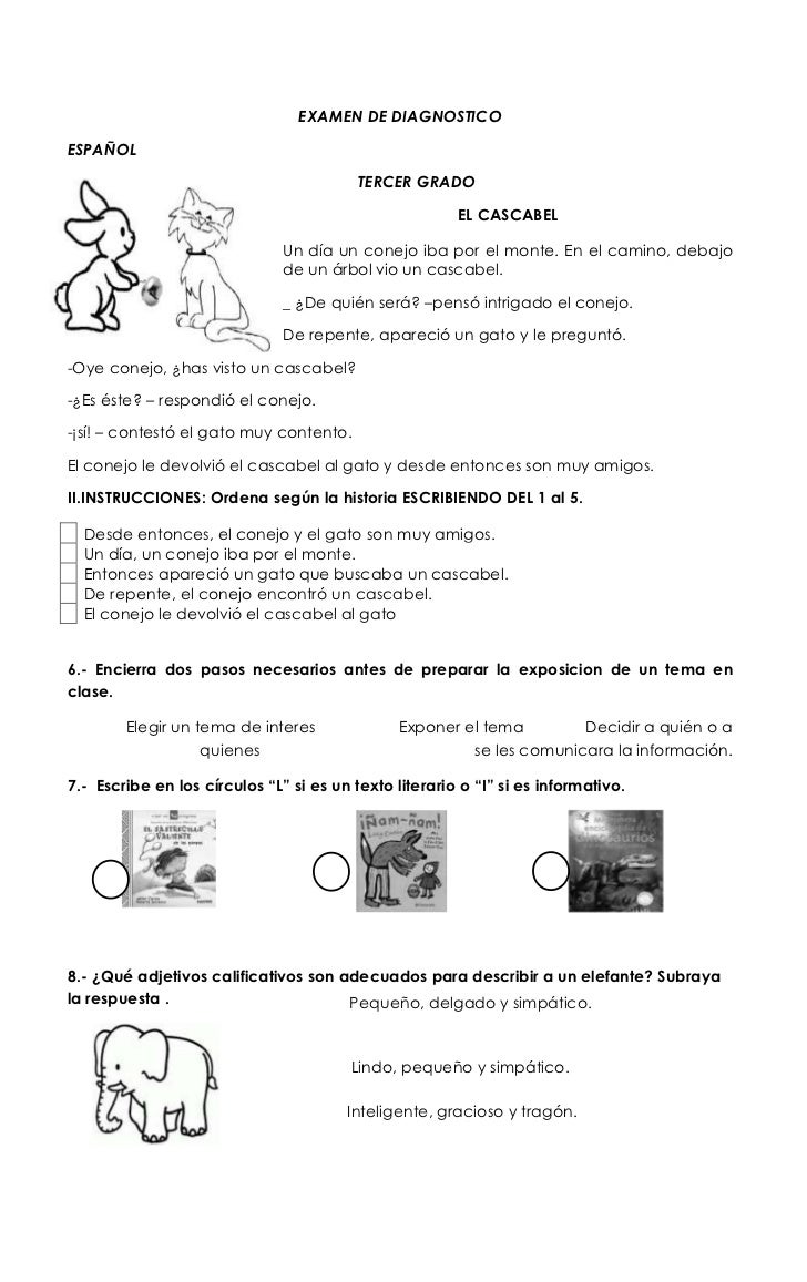 Examen 10 Espaol 1 El Otoo De 2012 Forgeology | examen de diagnostico primaria 3 Examen 10 Espaol 1 El Otoo De 2012 Forgeology | examen de diagnostico primaria 3