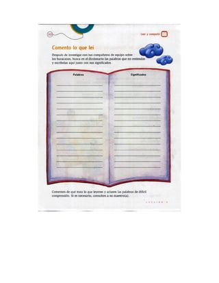 Español actividades cuarto grado 93