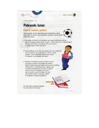 Español actividades cuarto grado 93