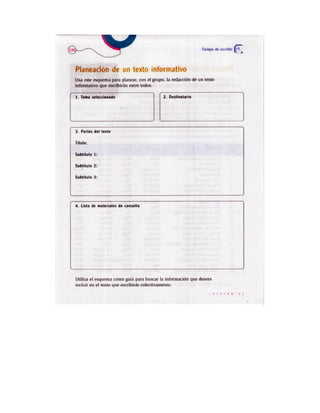 Español actividades cuarto grado 93