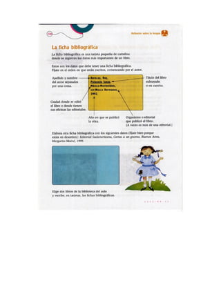 Español actividades cuarto grado 93