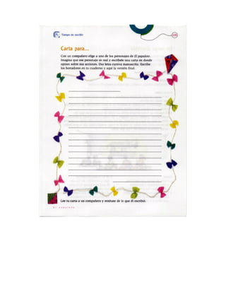 Español actividades cuarto grado 93