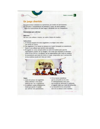 Español actividades cuarto grado 93