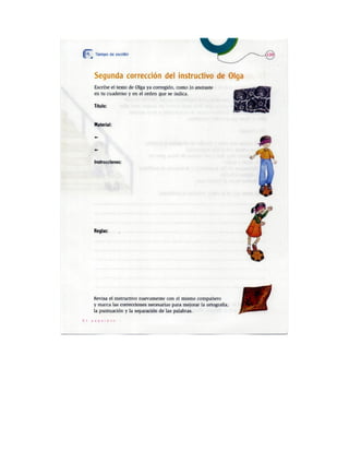 Español actividades cuarto grado 93